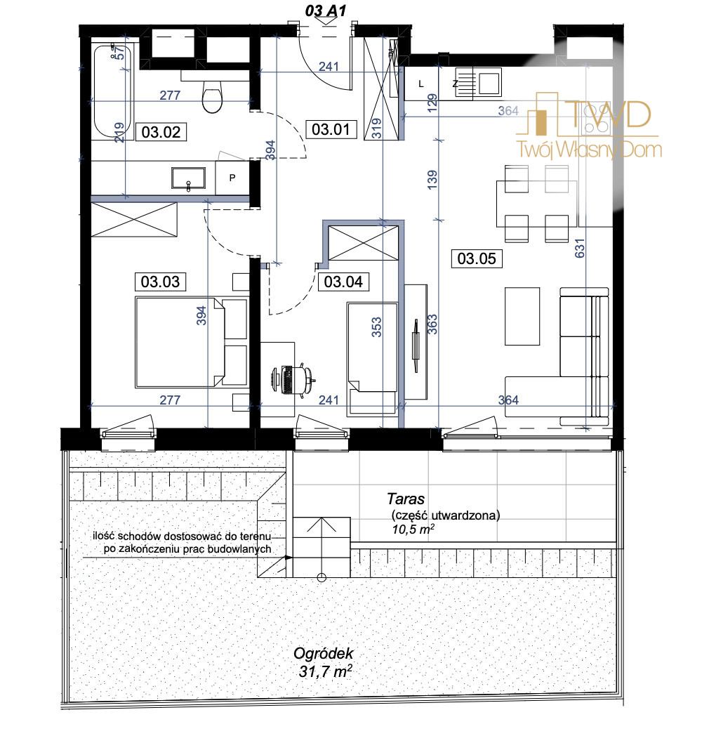 3 pokoje | ogród | taras | 0% prowizji